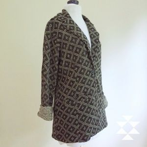 Faherty Sweater Knit Blazer Jacket Coat NWT L